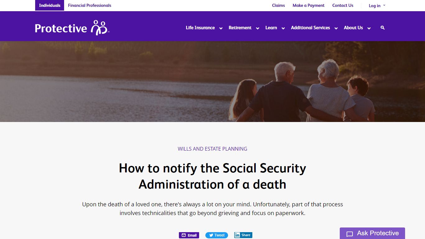 How to notify the Social Security Administration of a death